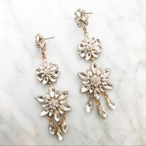Beautiful big gem earrings